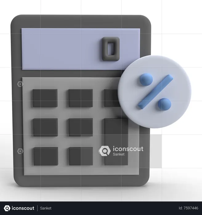 Calculatrice  3D Icon