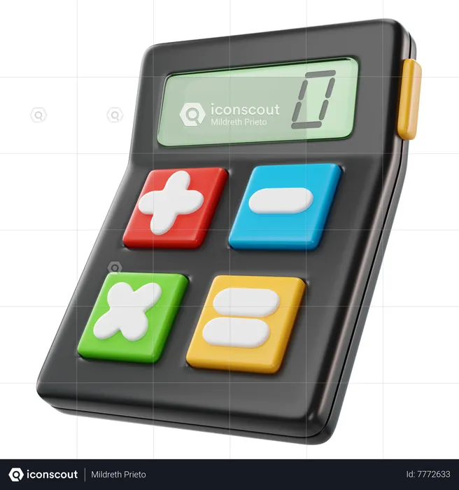 Calculatrice  3D Icon