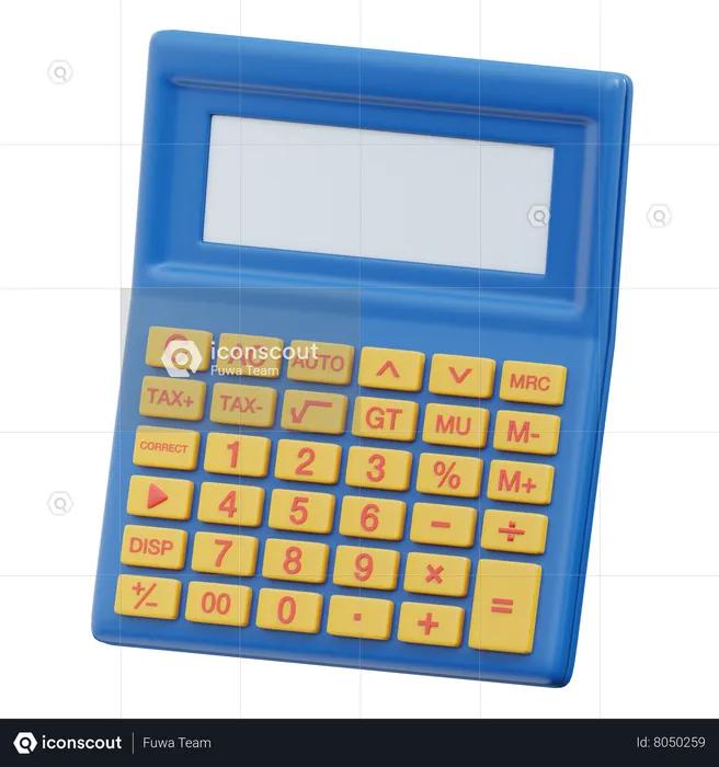 Calculatrice  3D Icon