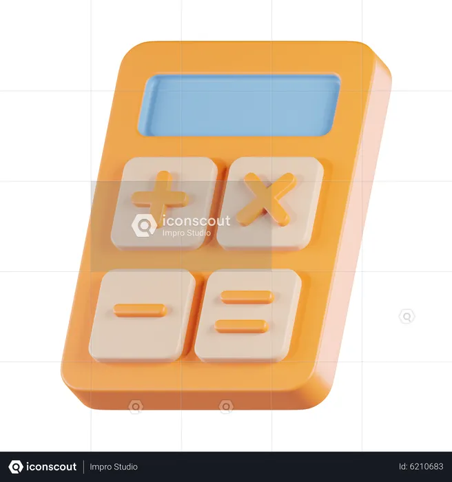 Calculatrice  3D Icon