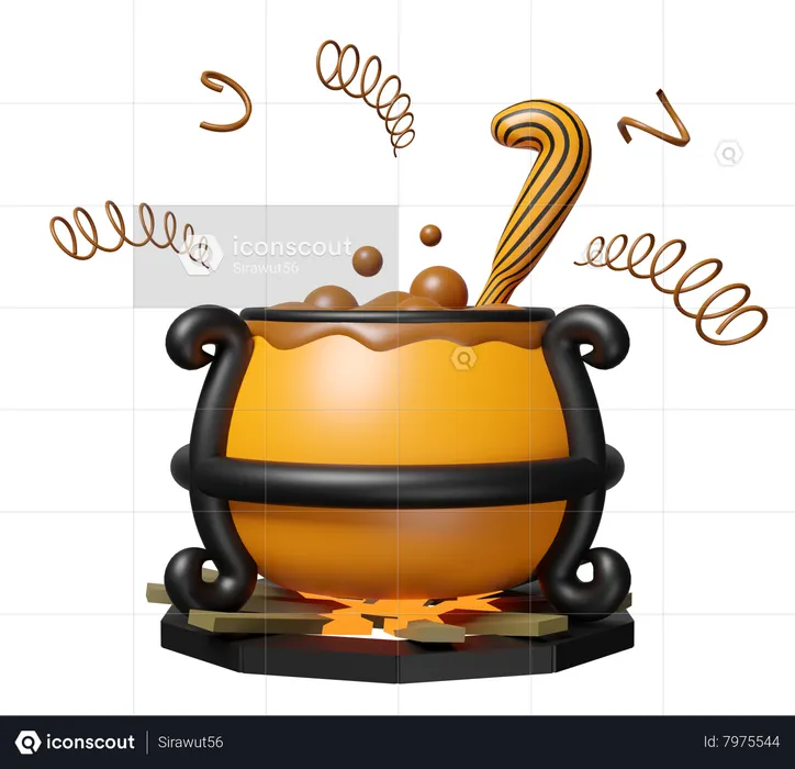 Caldeirão  3D Icon