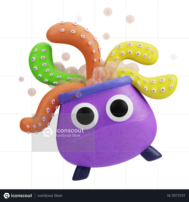 Caos del caldero  3D Icon
