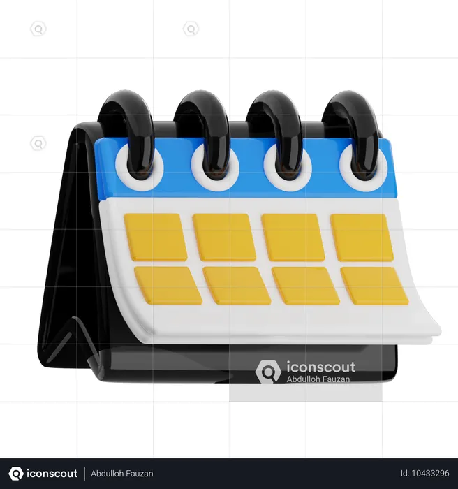 カレンダー  3D Icon