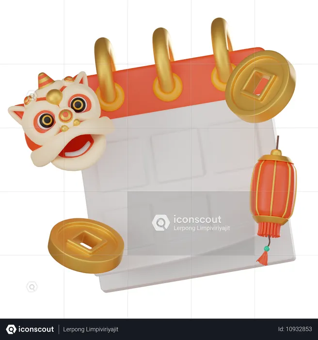 Calendar  3D Icon
