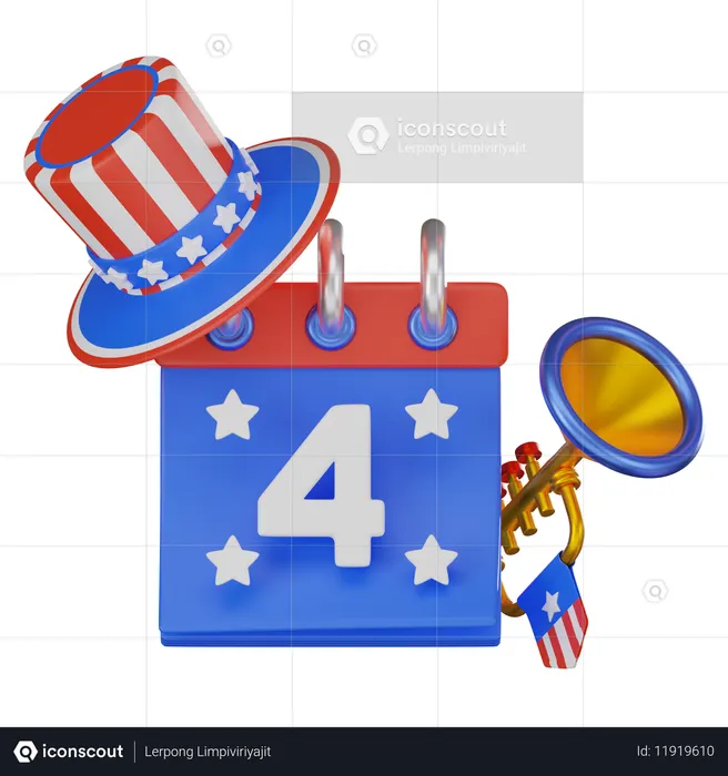 Calendar  3D Icon