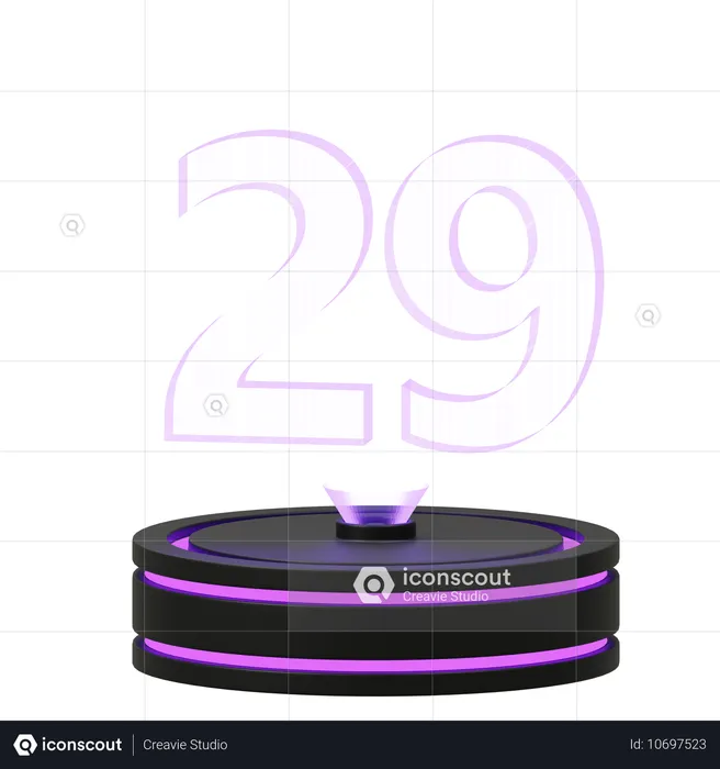 Calendar 29  3D Icon