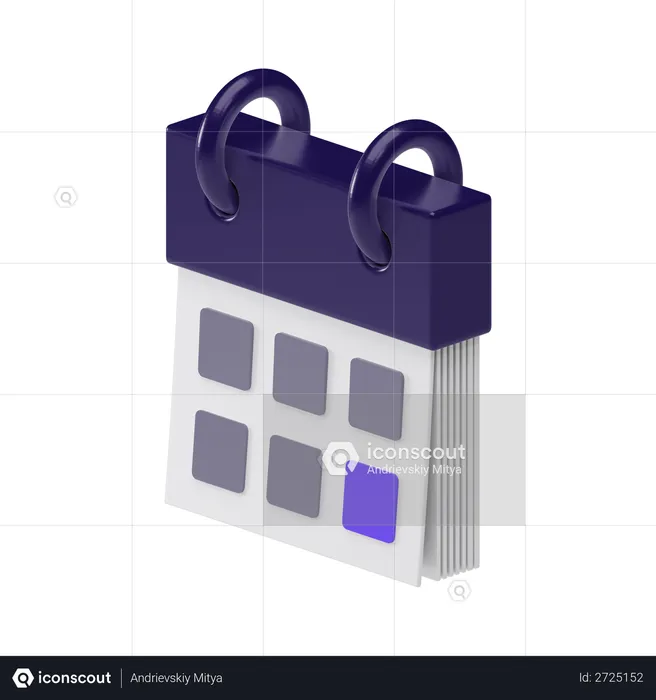 Calendar  3D Illustration