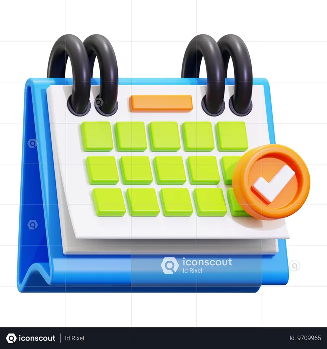 Calendar  3D Icon