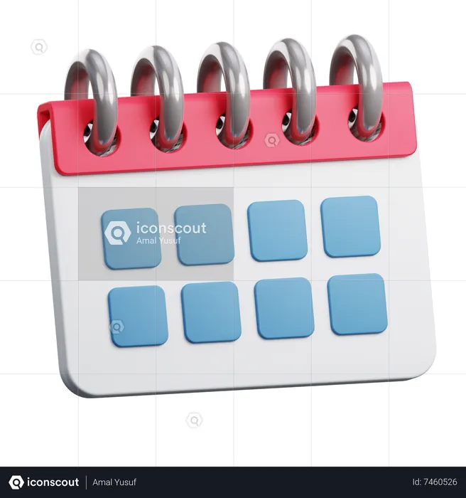 Calendar  3D Icon