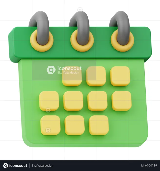 Calendar  3D Icon