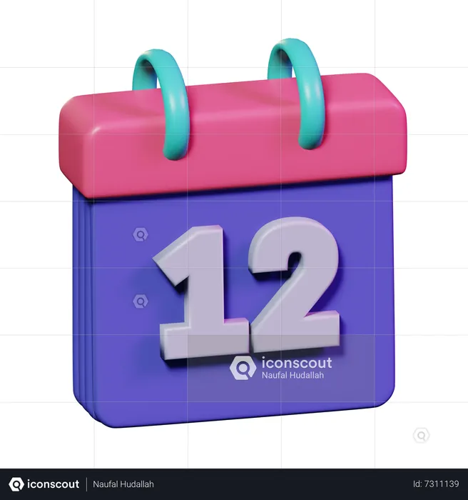 Calendar  3D Icon