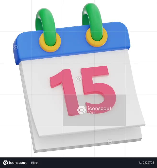 Calendar  3D Icon