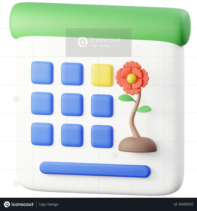 Calendar  3D Icon