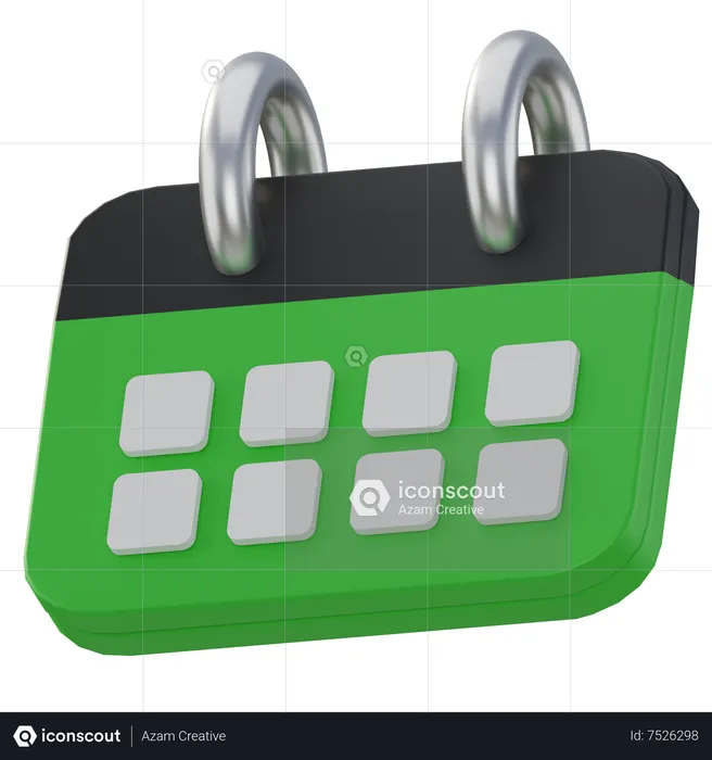 Calendar  3D Icon