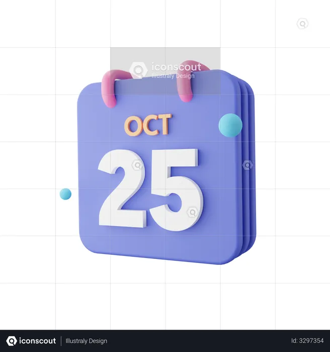 Calendar  3D Icon