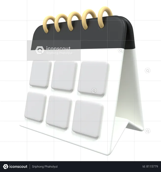 Calendar  3D Icon