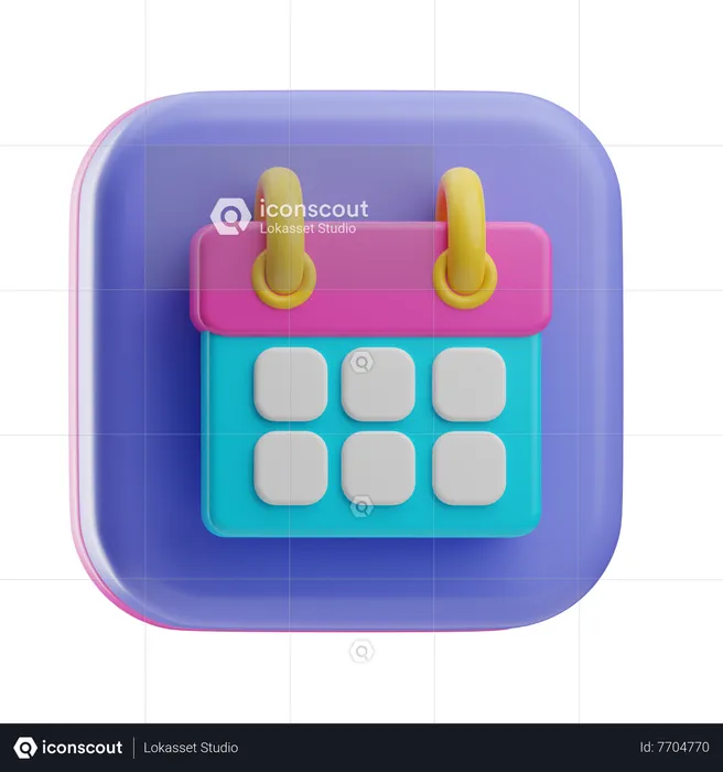 Calendar  3D Icon