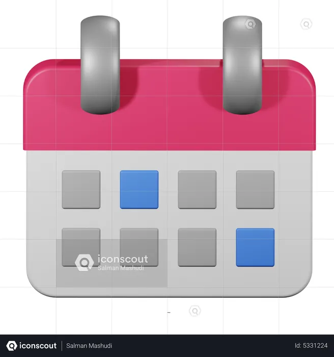 Calendar  3D Icon