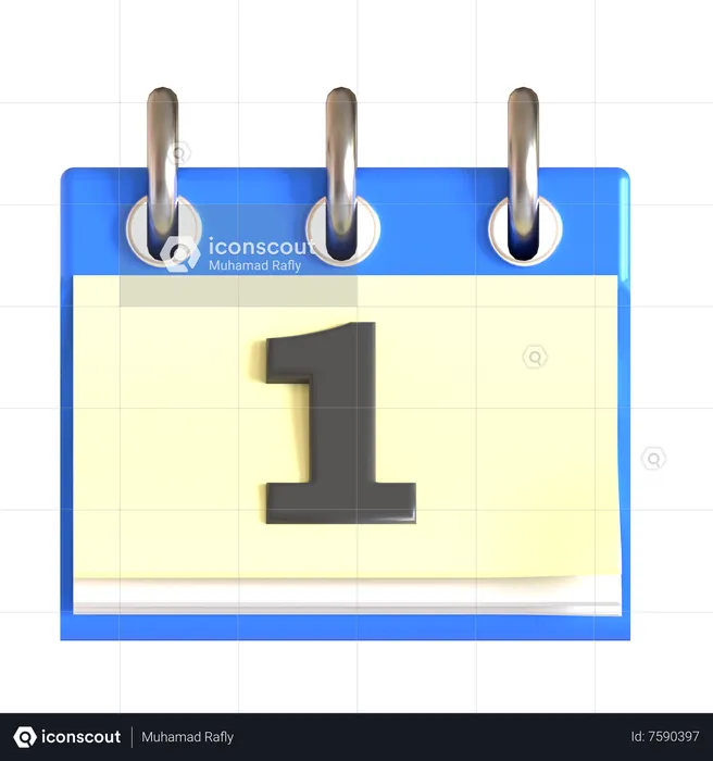 Calendar  3D Icon