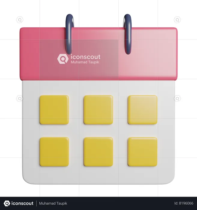 Calendar  3D Icon