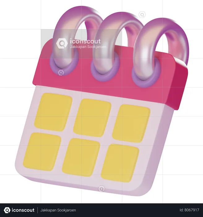 Calendar  3D Icon