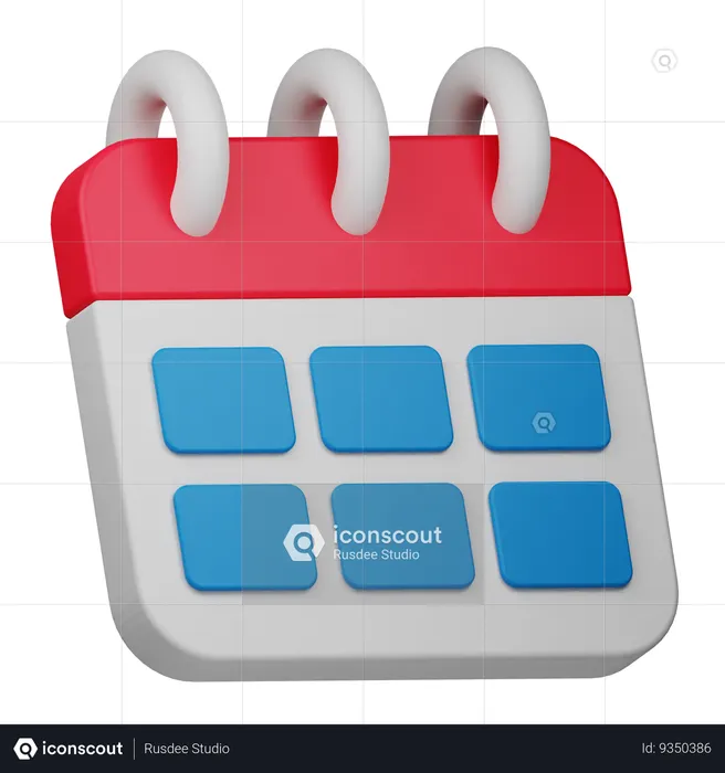 Calendar  3D Icon