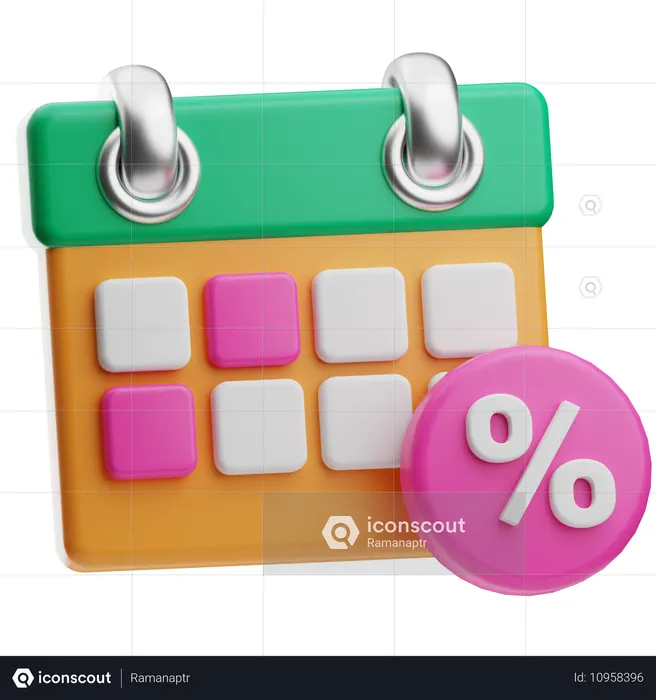 Calendar  3D Icon