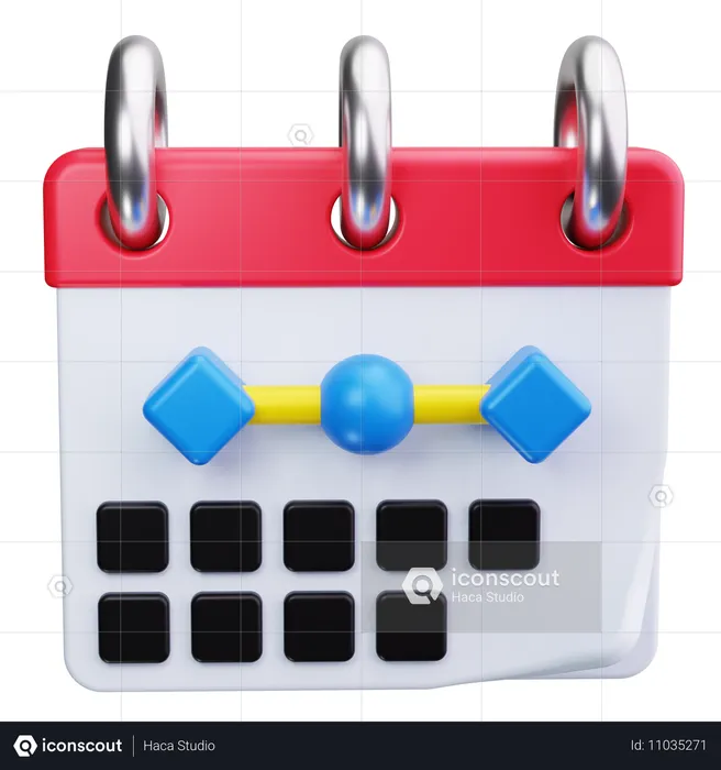 Calendar  3D Icon