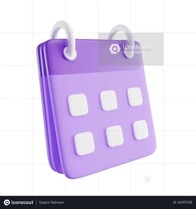 Calendar  3D Icon