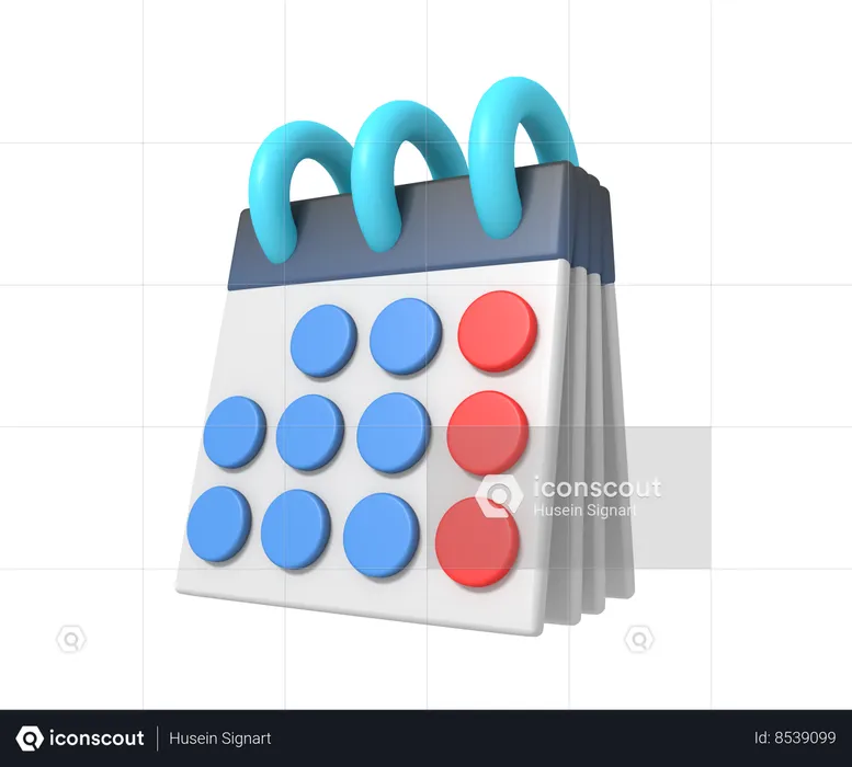 Calendar  3D Icon