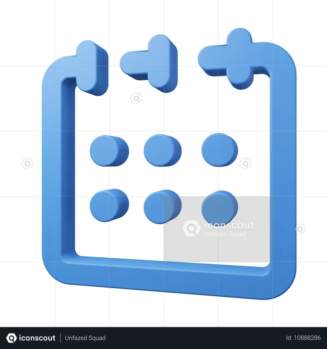 Calendar  3D Icon