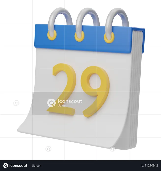 Calendar  3D Icon