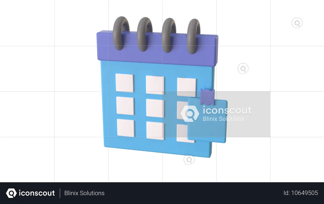 Calendar  3D Icon