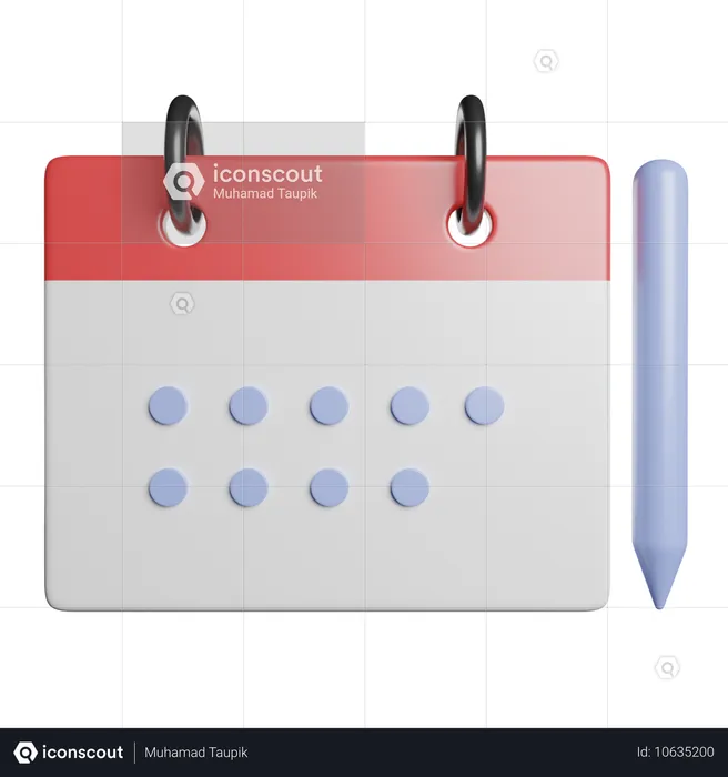 Calendar  3D Icon