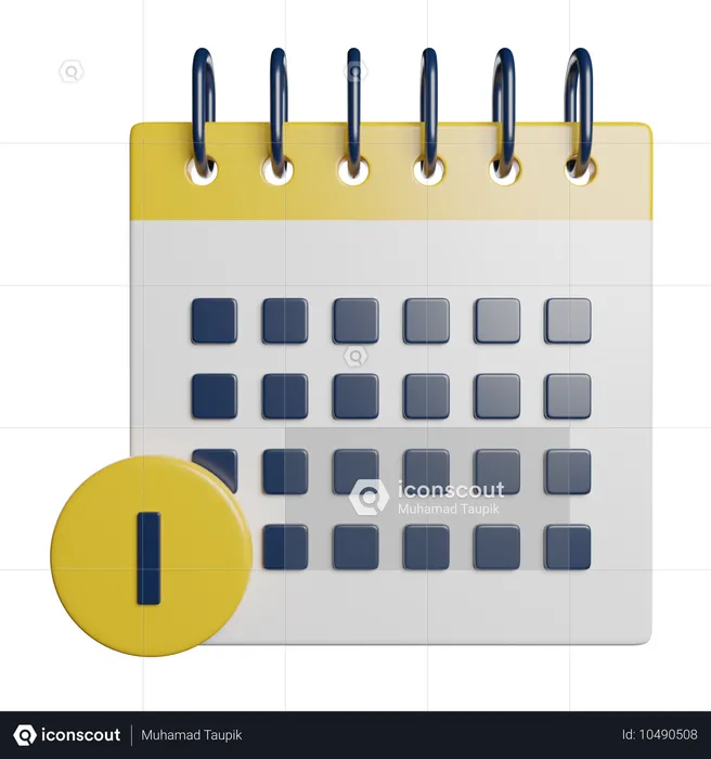 Calendar  3D Icon