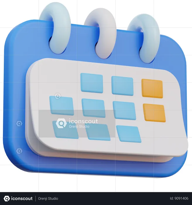 Calendar  3D Icon