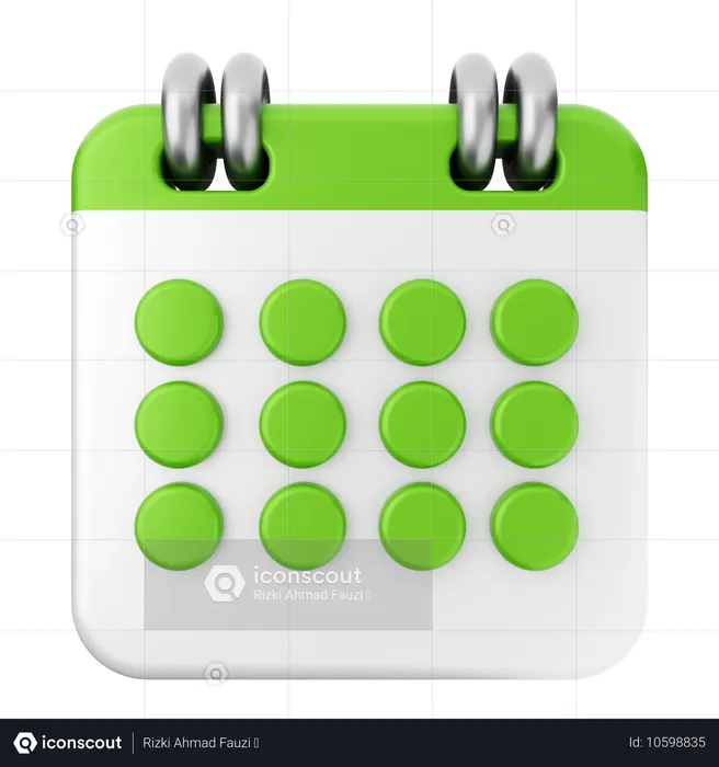 Calendar  3D Icon