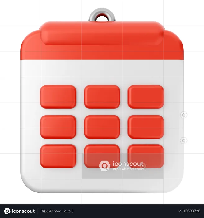 Calendar  3D Icon