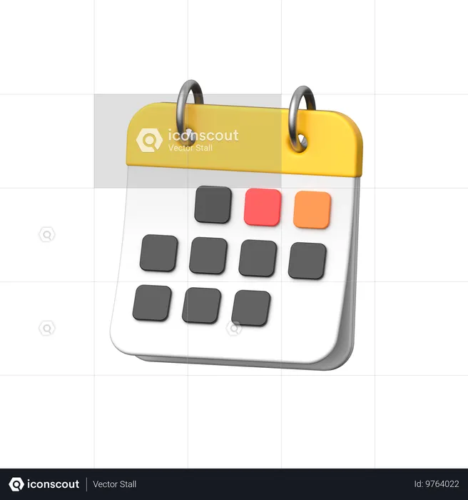 Calendar  3D Icon