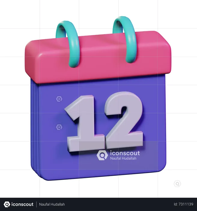 Calendar  3D Icon
