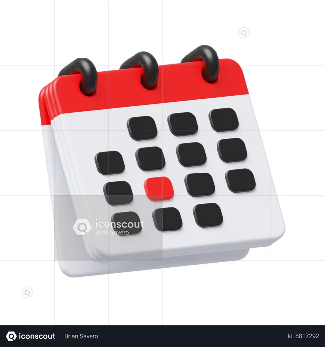 Calendar  3D Icon