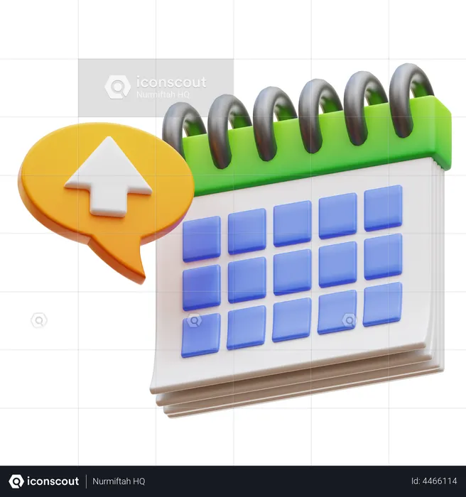 Calendar  3D Illustration