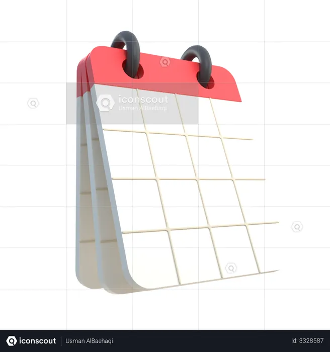 Calendar  3D Illustration