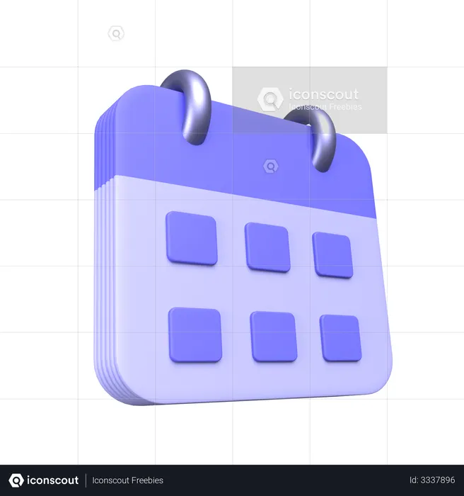 Calendar  3D Illustration