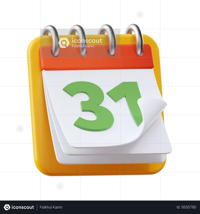 Calendar  3D Icon