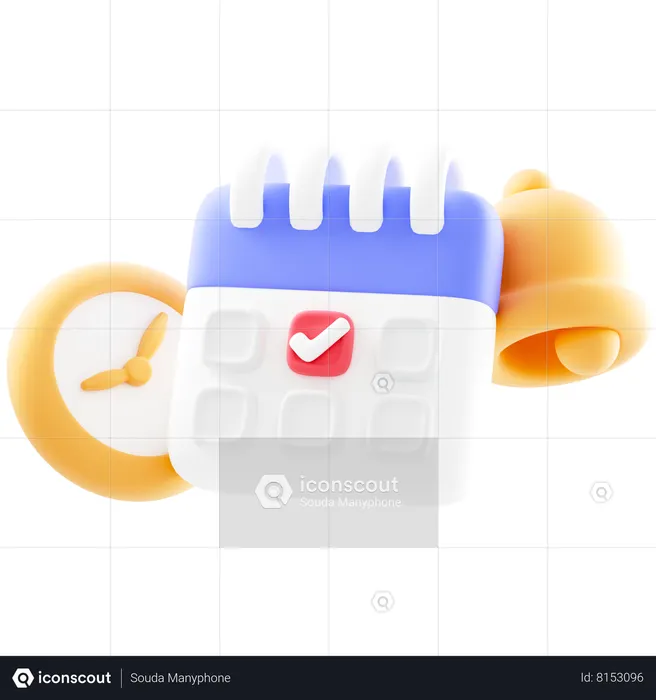 Calendar Appointment  3D Icon