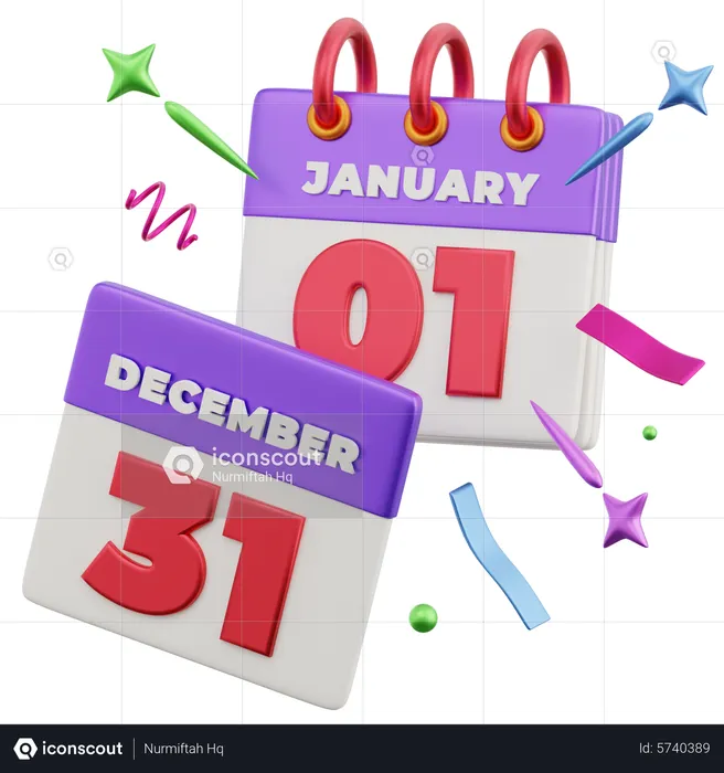 Calendar Change  3D Icon