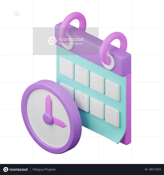 Calendar Event  3D Illustration