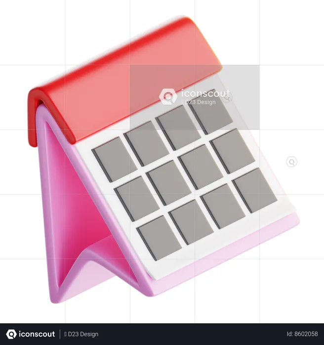 Calendário  3D Icon