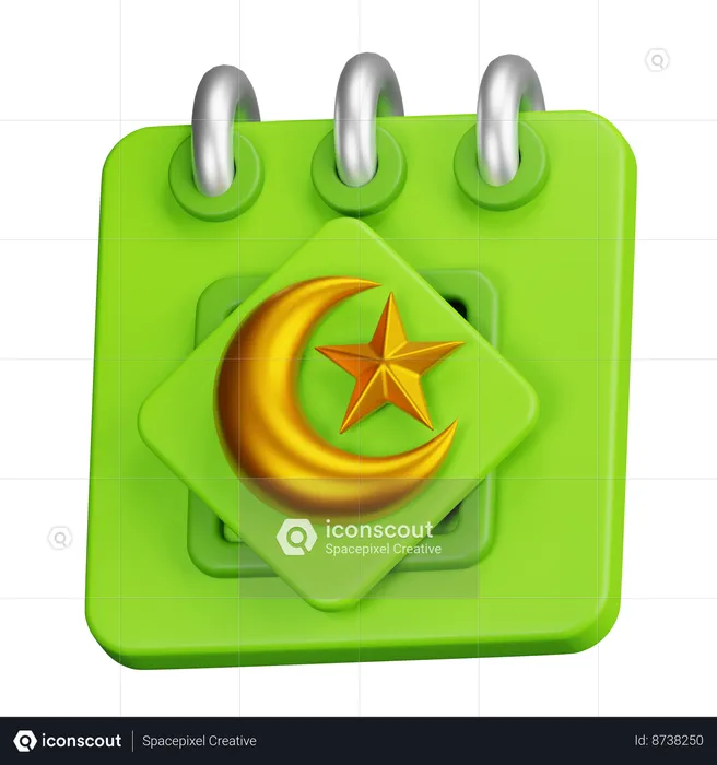 Calendário  3D Icon